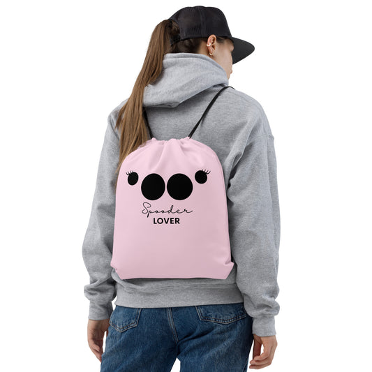 Spooder Lover Drawstring bag Pink