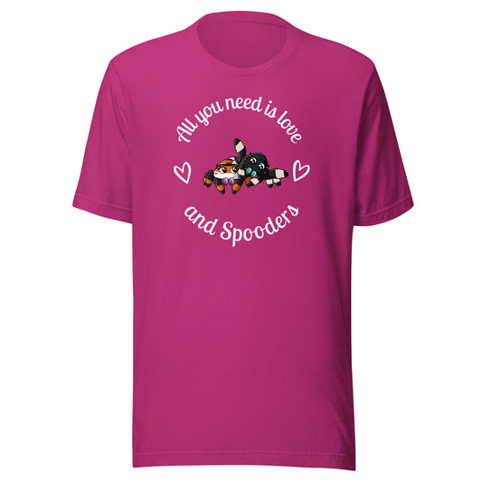 All You Need is Love and Spooders Tee